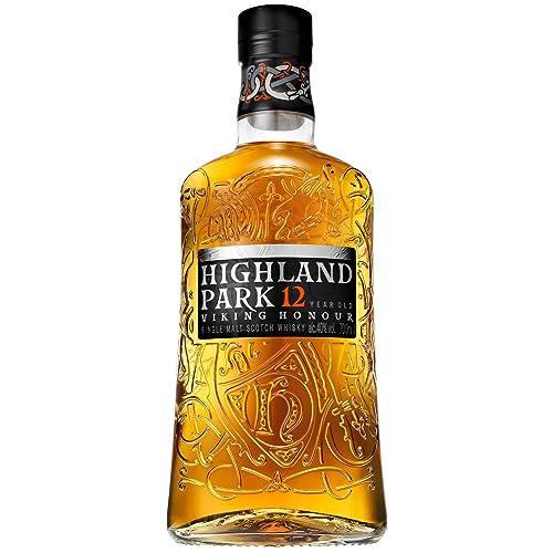 Highland Park 12 Jahre | Viking Honour | Single Malt Scotch Whisky | vollmundiger, rauchiger Geschmack | der Whisky mit der Wikinger-Seele | 40 % Vol | 700 ml Einzelflasche - 2