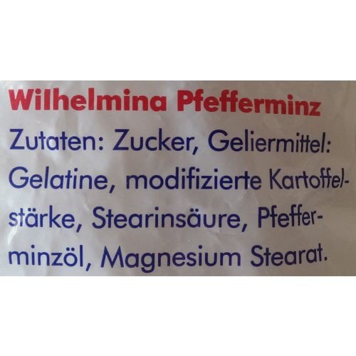 Wilhelmina Peppermunt Pastillen 1000g Beutel (Pfefferminz) - 2