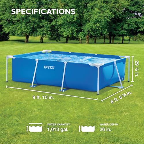 Intex Rectangular Frame Pool, Blau, 300 x 200 x 75 cm - 2