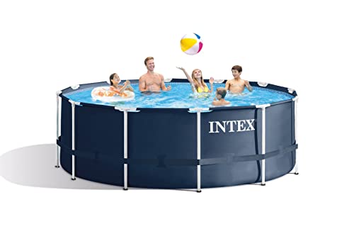 Intex 366x122 cm Schwimmbecken Swimming Pool Schwimmbad Frame Metal 28904 - 4