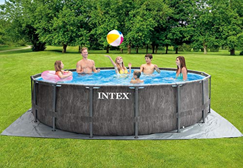 Intex 15FT X 48IN GREYWOOD Prism Frame Premium Pool Set - 2