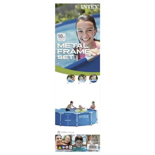 Intex 28202GN Metal Frame Pool - Aufstellpool - Ø 305 x 76 cm,Blau - 7