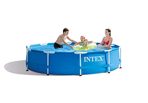 Intex Metal Frame Pool - Aufstellpool - Blau - Ø 305 x 76 cm - 3