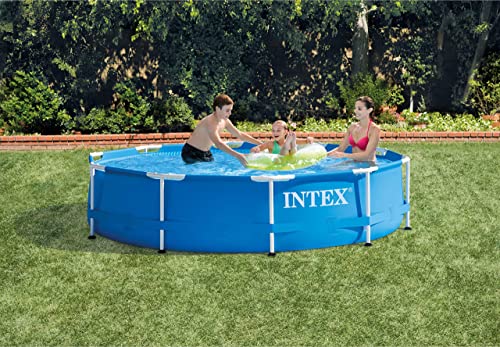 Intex Metal Frame Pool - Aufstellpool - Blau - Ø 305 x 76 cm - 4