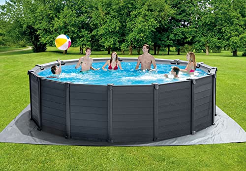 Intex Schwimmbad Ø 478 x 124 cm Gestellbecken Set Graphit - 3