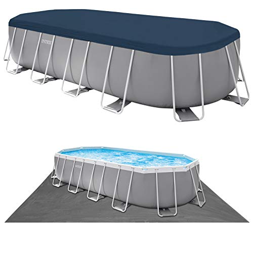 20Ft X 10Ft X 48In Prism Frame Oval Pool Set - 4