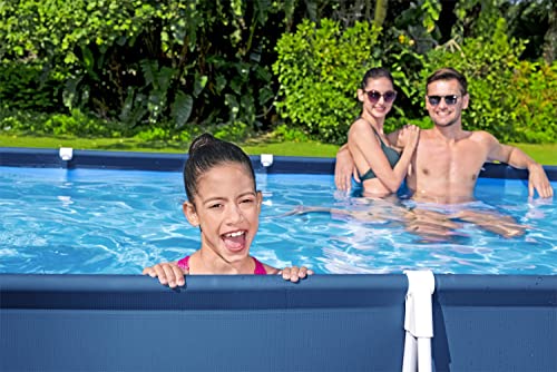 Bestway Steel Pro Frame Pool ohne Pumpe 400 x 211 x 81 cm , blau, eckig - 5