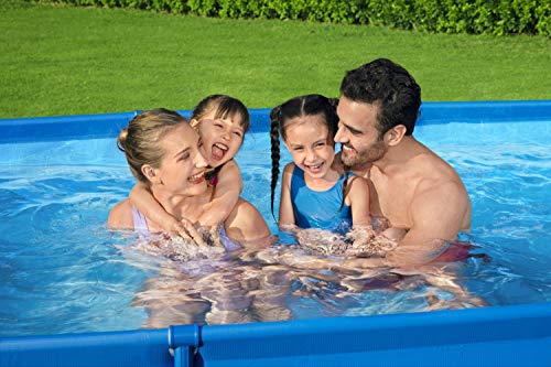 Bestway Steel Pro Frame Pool-Set mit Filterpumpe 300 x 201 x 66 cm, blau, eckig - 11