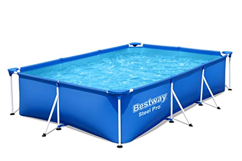 Bestway Steel Pro Frame Pool-Set mit Filterpumpe 300 x 201 x 66 cm, blau, eckig - 8