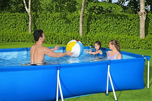 Bestway Steel Pro Frame Pool-Set mit Filterpumpe 300 x 201 x 66 cm, blau, eckig - 9