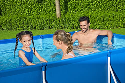 Bestway Steel Pro Frame Pool-Set mit Filterpumpe 300 x 201 x 66 cm, blau, eckig - 10