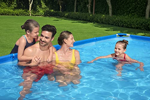 Bestway Steel Pro Frame Pool-Set mit Filterpumpe 400 x 211 x 81 cm , blau, eckig - 12