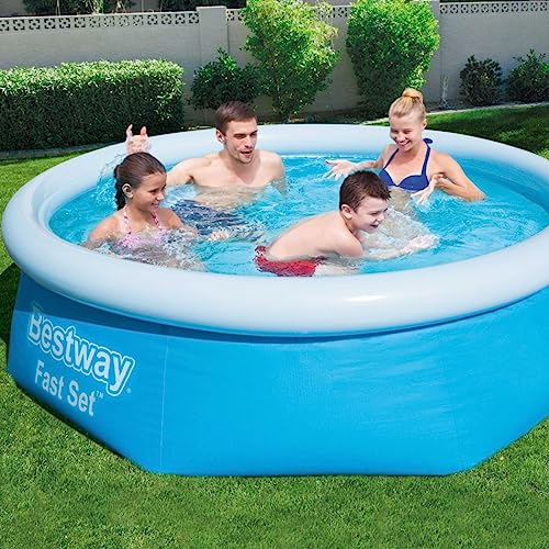 Bestway® Fast Set™ Aufstellpool ohne Pumpe Ø 244 x 66 cm blau, rund - 2