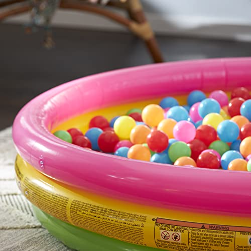 Intex Babypool Sunset Glow, 3-Ring, Mehrfarbig, Ø 147 x 33 cm - 9