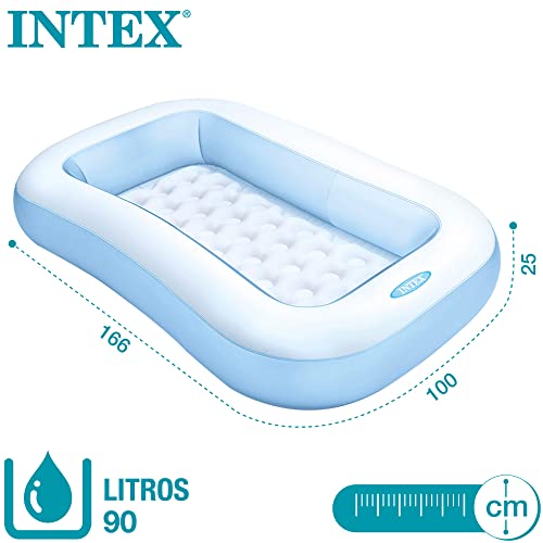 Intex Rectangular Pool – Kinder Aufstellpool – Planschbecken – Mehrfarbig – 166 x 100 cm x 25 cm – Für 2+ Jahre - 6