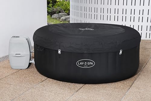 Bestway LAY-Z-SPA Miami AirJet™ Whirlpool, 180 x 66 cm, 2-4 Personen, rund, schwarz - 11