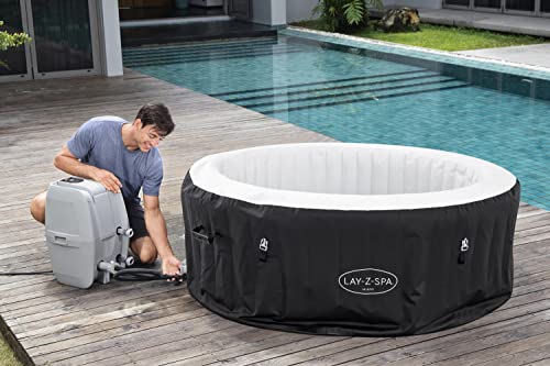 Bestway LAY-Z-SPA Miami AirJet™ Whirlpool, 180 x 66 cm, 2-4 Personen, rund, schwarz - 10