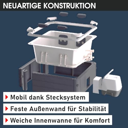 BRAST® Whirlpool MSpa Oslo mit Fester Außenwand | LED-Beleuchtung mit 20 einstellbaren Farben für 6 Personen | 160x160x65cm | 120 Massagedüsen | Ganzjähriger Einsatz Winterfest | In & Outdoor Pool - 8