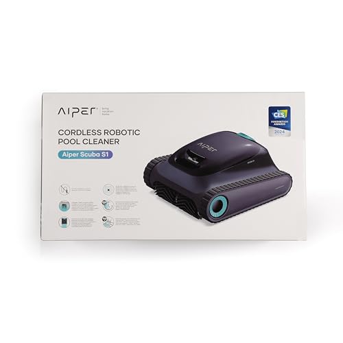 AIPER Scuba S1 Poolroboter Boden und Wand, Kabelloser Poolsauger mit Wandklettern, Intelligenten Navigation 2.0, 150 Minuten Batterielaufzeit, Poolreiniger für Eingelassene Pools bis zu 150㎡ - 8