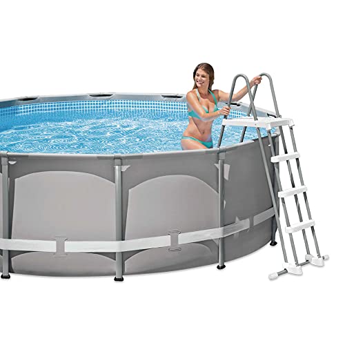 Intex 28076 Sicherheitsleiter, für Pools, Grau, 122 cm - 2