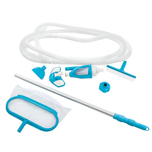 Intex Deluxe Pool Maintenance Kit - Poolzubehör - Pool Reinigungsset - 5-teilig, Mehrfarbig - 3