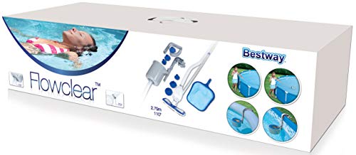 Bestway Flowclear™ Poolpflege Deluxe-Set, für alle gängigen Pools von Bestway (außer Stahlwandpools), für Pools bis 610 cm - 50