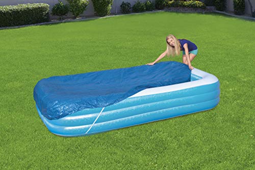 Bestway Flowclear PE-Abdeckplane für Family Pools, Blau, 305 x 183 x 56 cm - 10