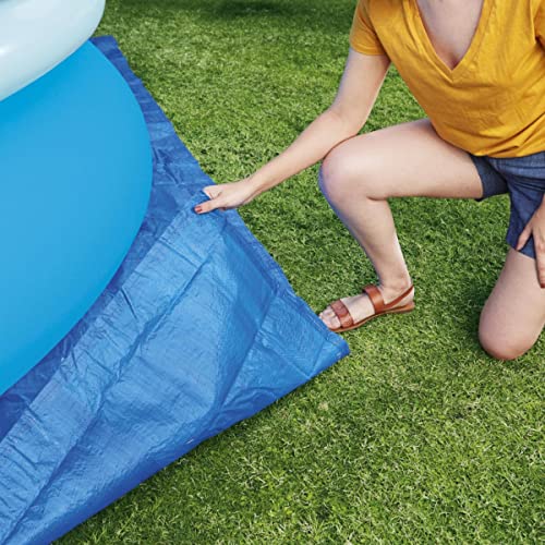 Bestway Flowclear™ quadratische Bodenplane, 396 x 396 cm, für Aufstellpools bis Ø 366 cm, blau - 3