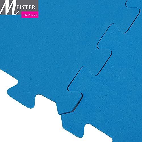 Meisterhome® Pool Matten 9 Stück à 50x50cm 2.25 m² Unterlegmatte Bodenschutzmatte für Pool und Planschbecken - 5